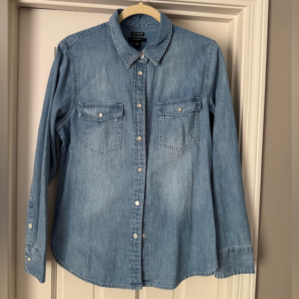 J. Crew Blue Button Down Shirt
